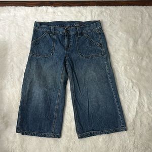 Vintage GAP Limited Edition denim culotte/capri jeans. Size 10